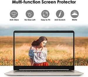 Tempered Glass Laptop Screen Guard For 15.6 Inch