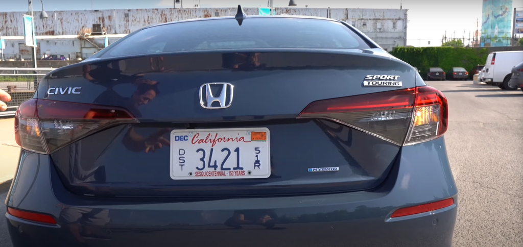 2025 Honda Civic hybrid exterior 