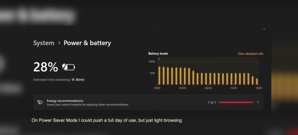 Infinix InBook X2  battery