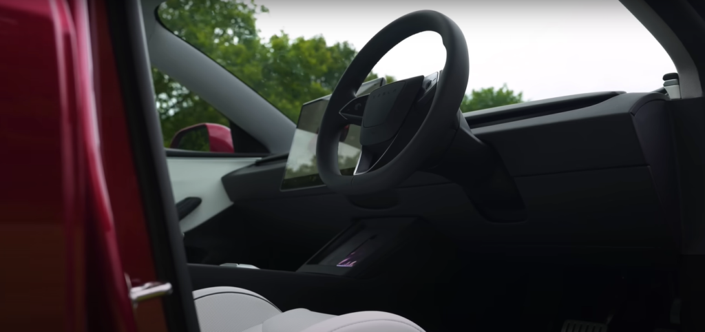 NEW Tesla Model 3 interior    