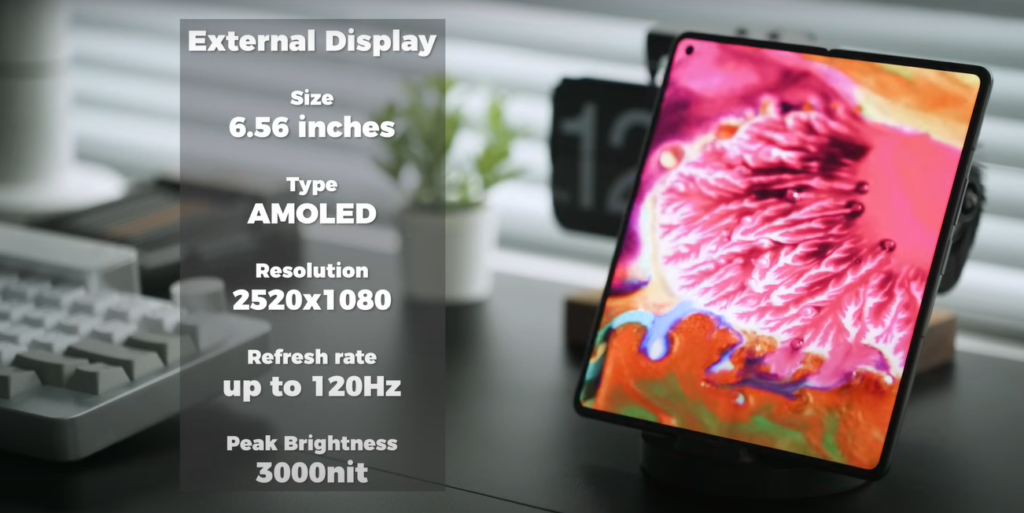 Xiaomi MIX Fold 4 display external