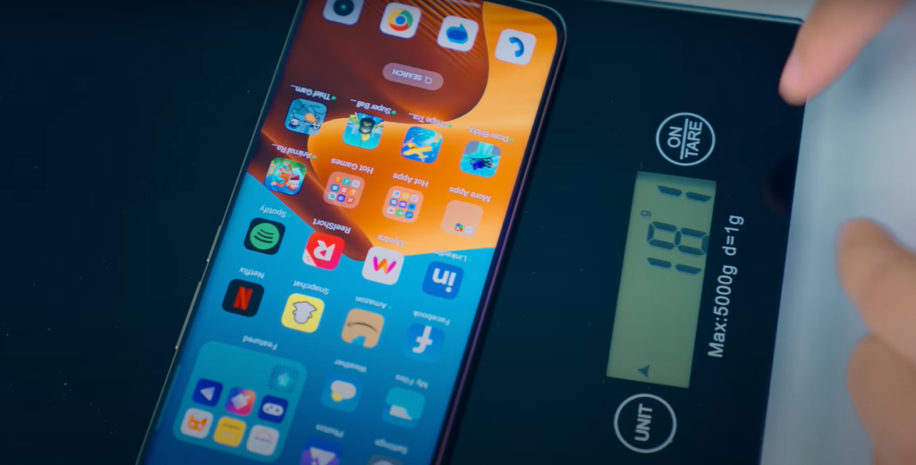 realme P2 Pro weight