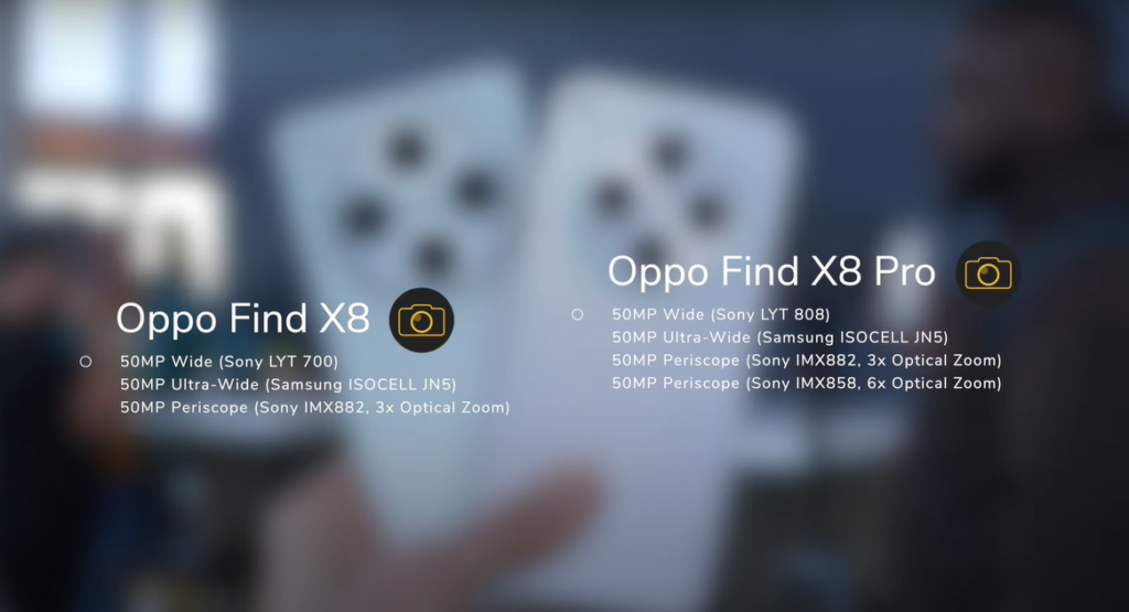 Oppo Find X8 Pro vs Find X8