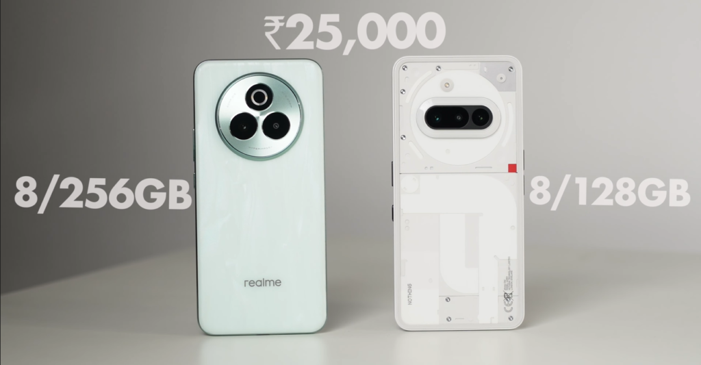 Nothing Phone 3a vs Realme P3 Pro