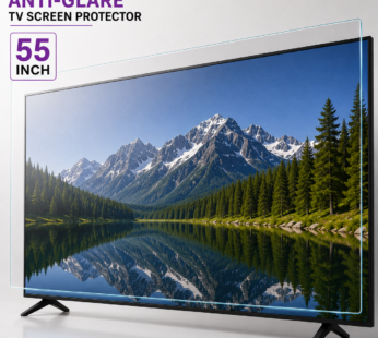 Anti-Glare 55 Inch TV Screen Protector — Matte Finish, 90% Reflection Reduction for LED, OLED & 4K TVs