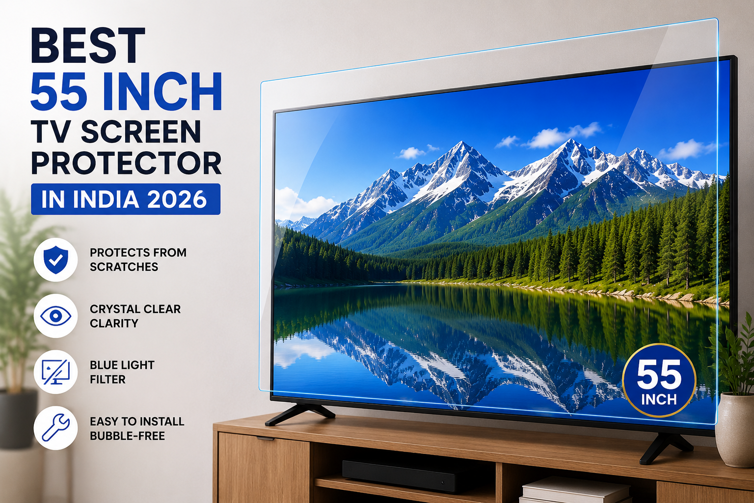 Best 55 Inch TV Screen Protector in India 2026