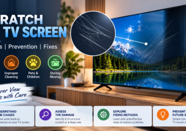 Scratch on TV Screen — Can It Be Fixed? (Honest Answer + Prevention Guide)