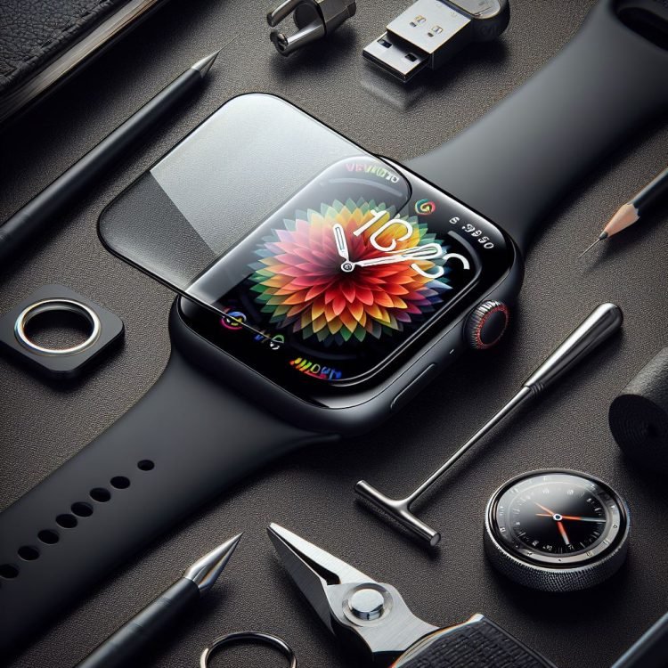 Apple Smart Watch with Tempered Glass